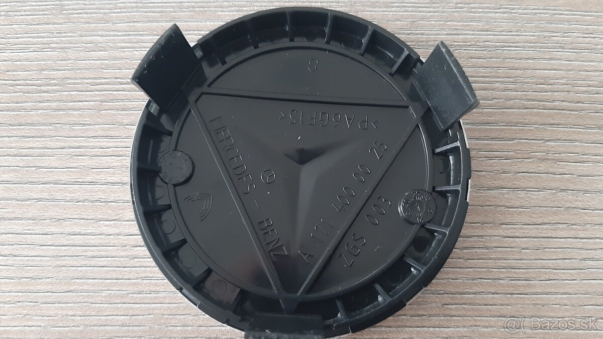 Mercedes Benz 75mm stredové krytky kolies - 3