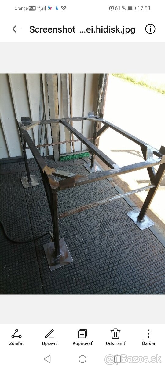 Predám stojan na pod 1000l nádrž. - 3