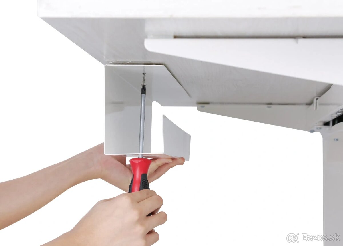 Organizér káblov horizontálny - biely - 3