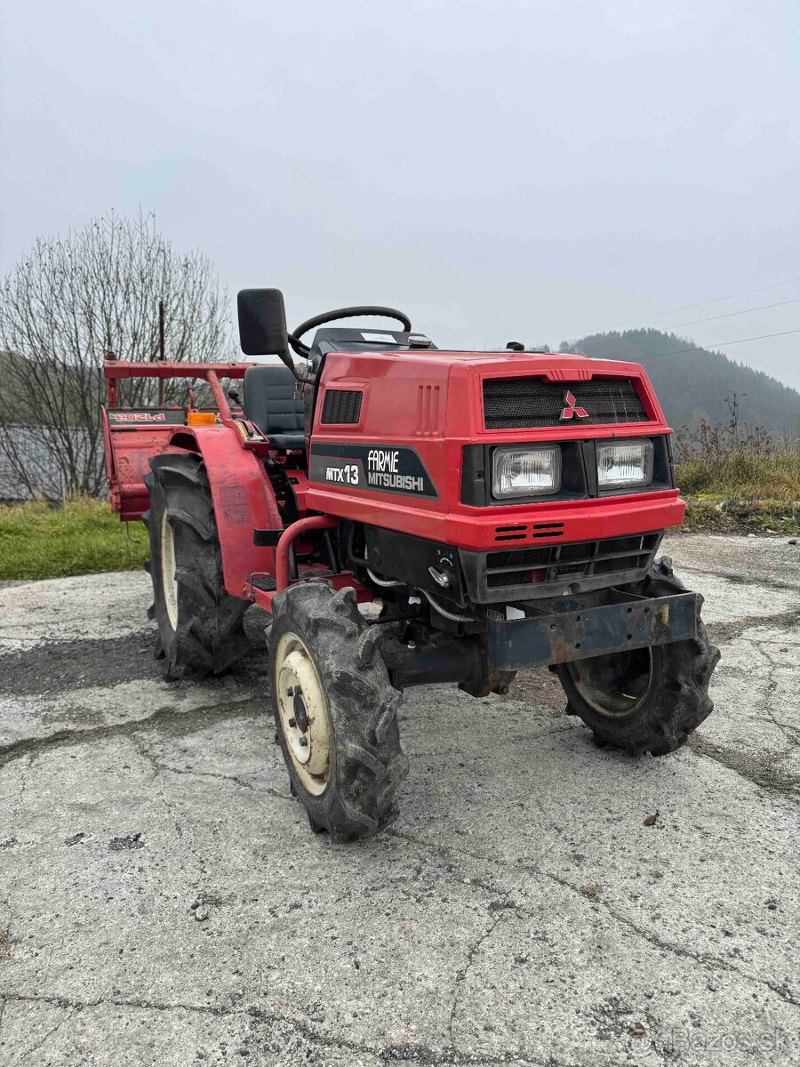 japonský malotraktor Mitsubishi MTX13 s rotavátorom - 3