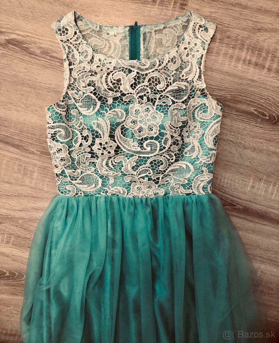 Spoločenské šaty, veľkosť 38 / M / - 3