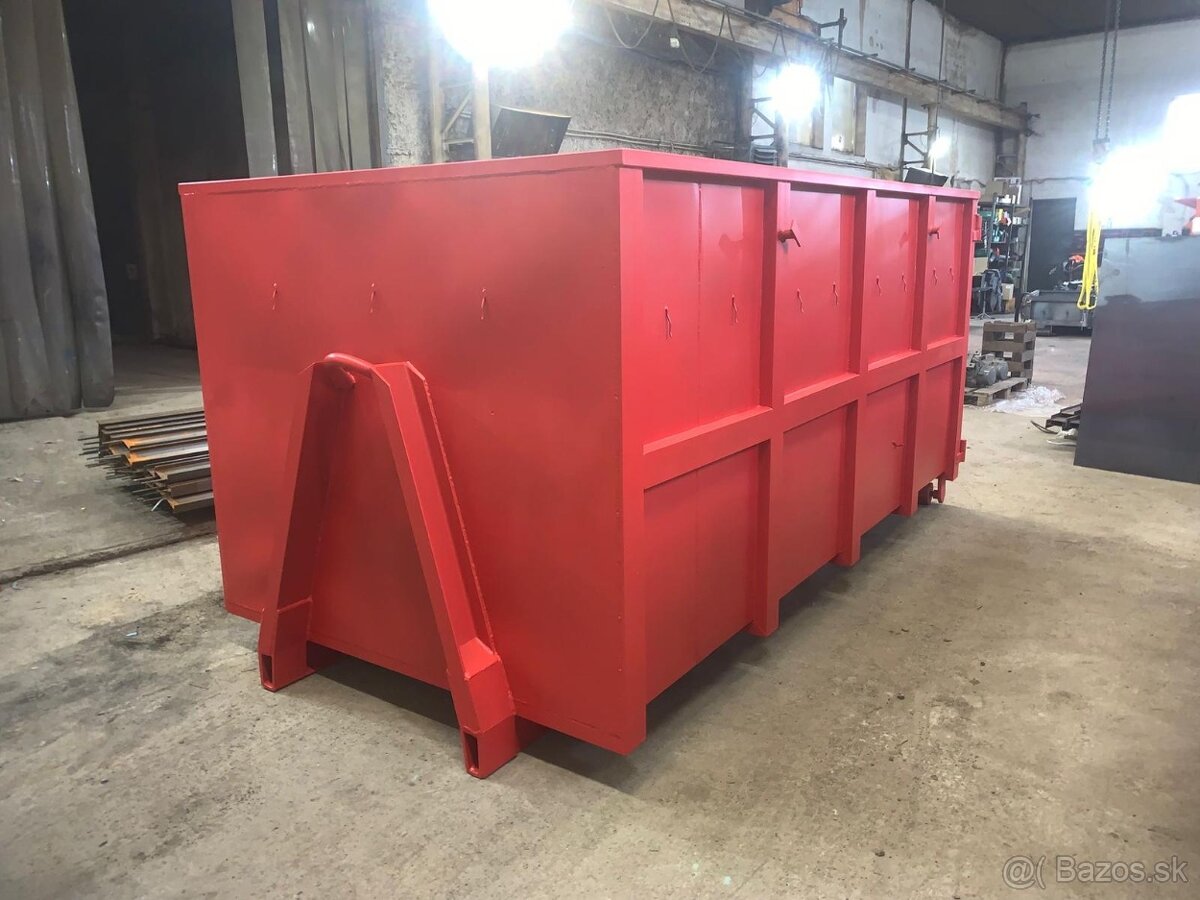 Predám nový uzavretý hákový kontajner – masívna konštrukcia - 3