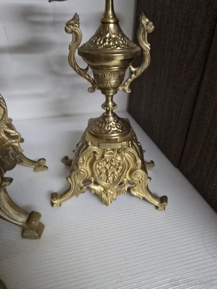 Starozitne krbove hodiny a svietniky.....cislo 13 - 3