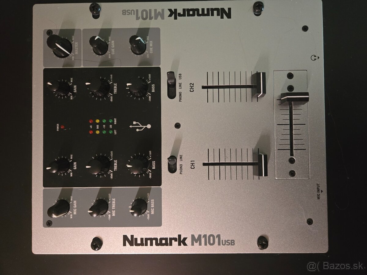 Mixpult Numark M101 USB v rackovej zásuvke - 3