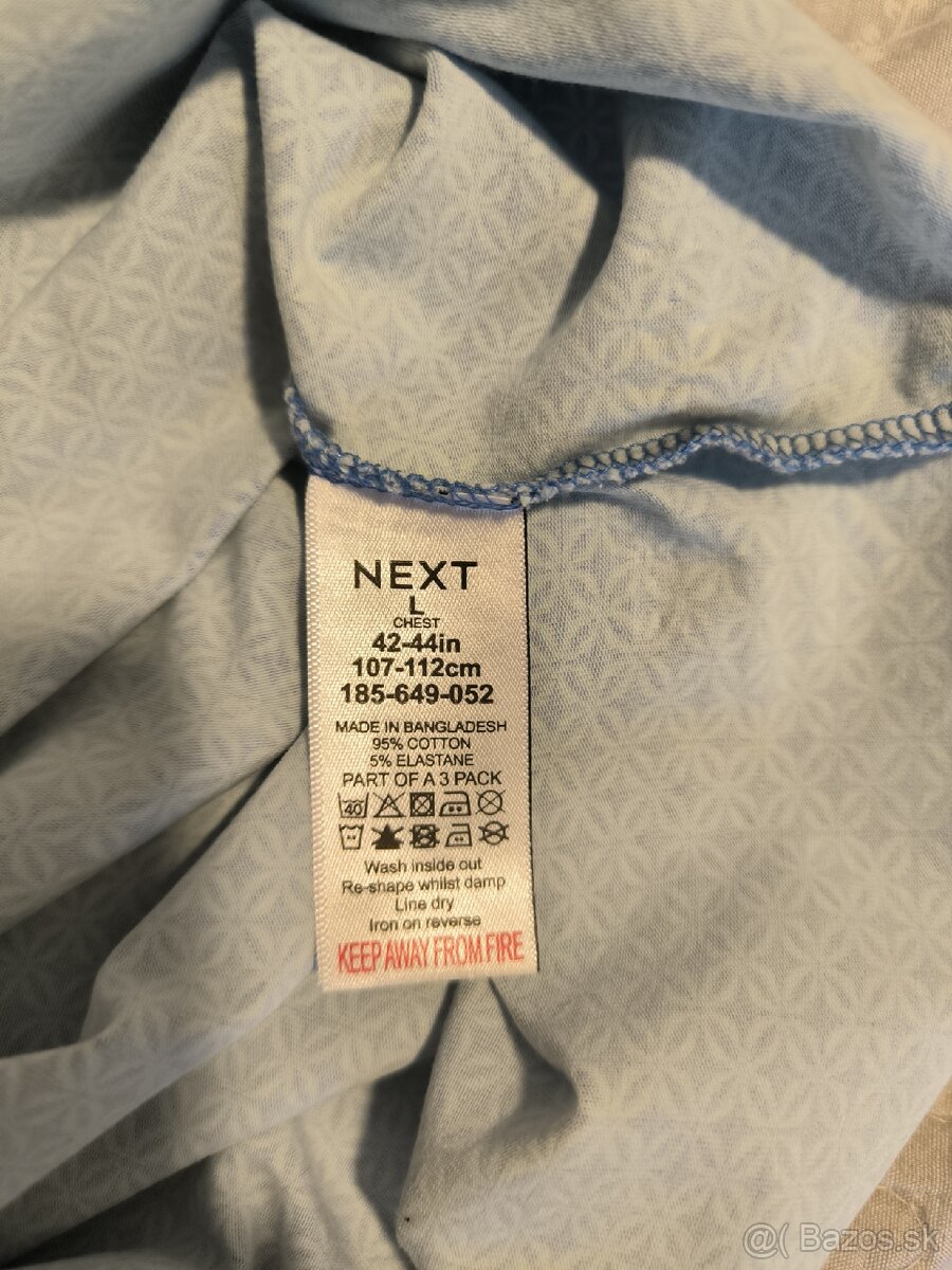 Pánska polokošela značka Next, veľ. L - 3