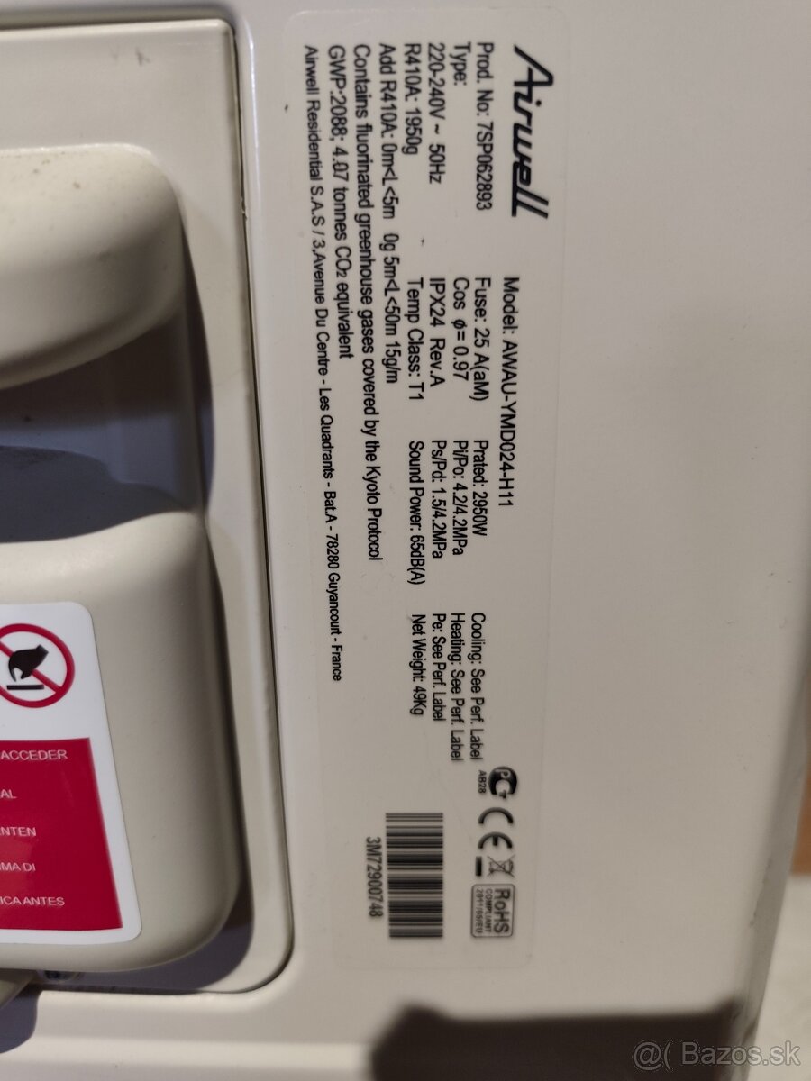 Kanálová klimatizácia airwell 7kw - 3