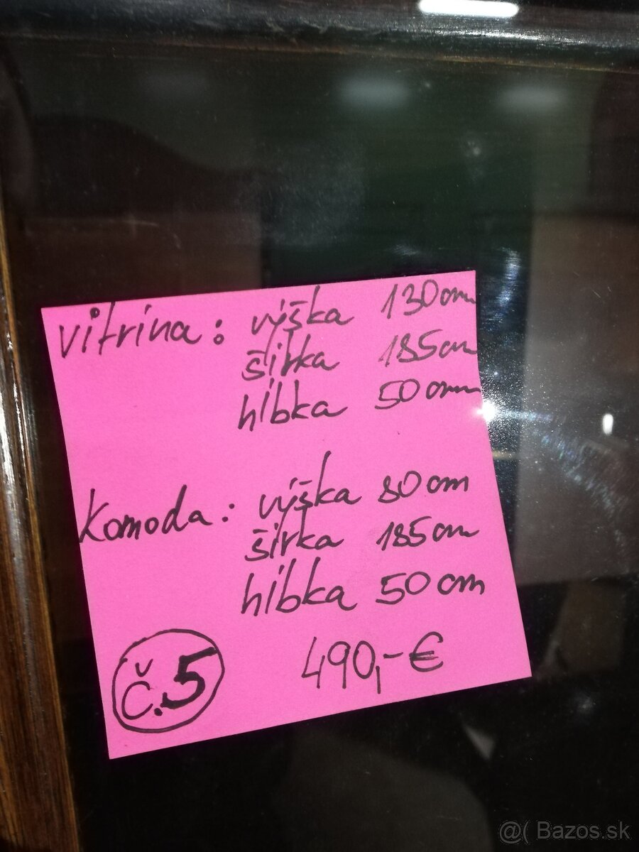 Komoda + vitrína č.5 - 3