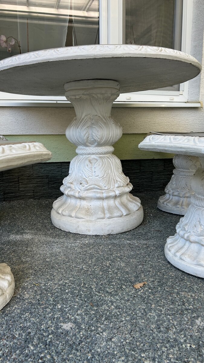 Kamenné barokové sedenie - 3