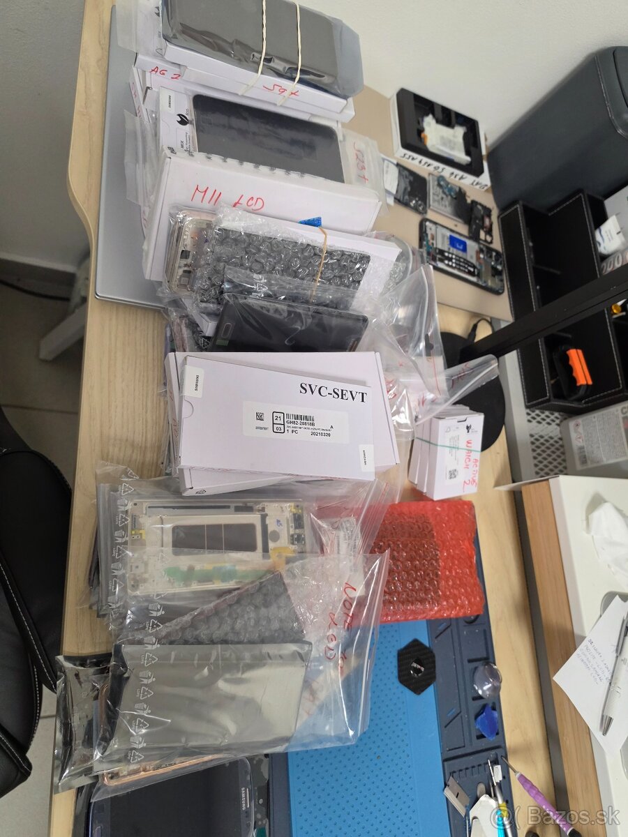 Samsung LCD Displeje Originál servis pack Note20 s23+ NOTE10 - 3