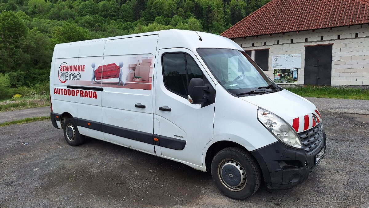 Renault Master 2.3dci 92kw rok 2011 3 miestny - 3