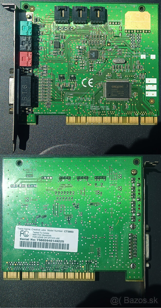Staršie testované PCI zvukové karty - 3