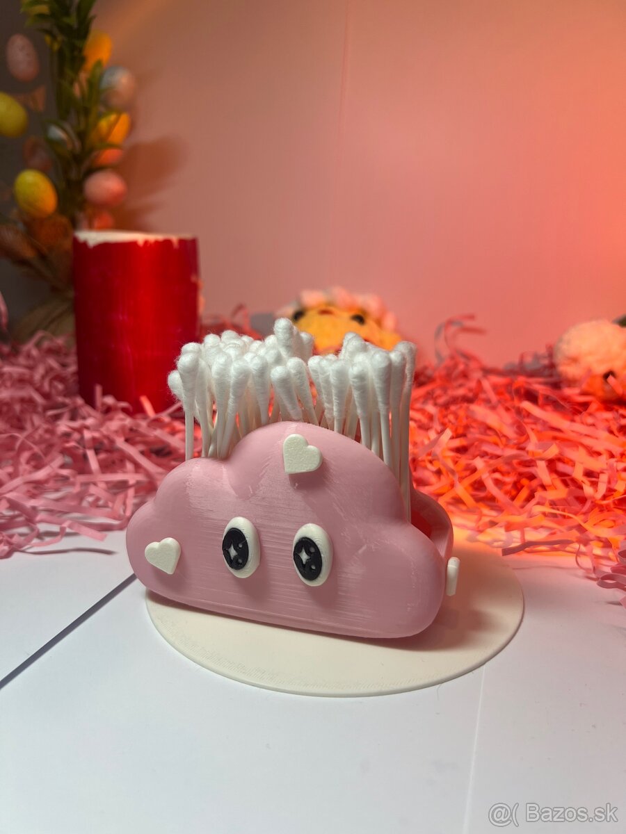 Ružový obláčik – držiak na drobnosti ☁️💖 - 3