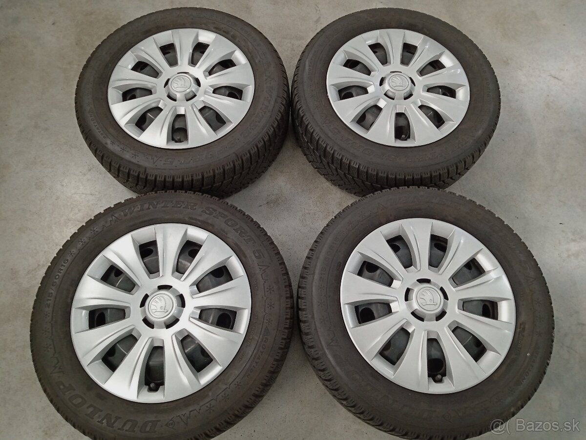 4ks zimne kolesa 5x112 R16 6J ET43 SKODA KAROQ - 3