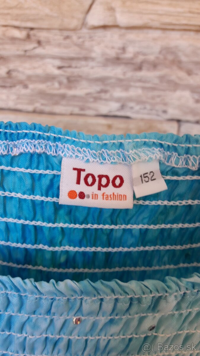 Letné modré šaty - 3