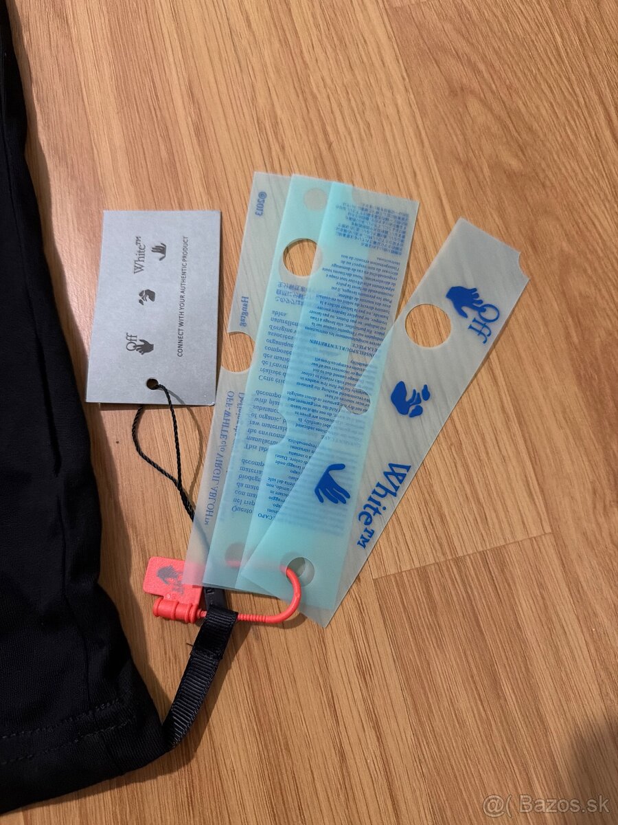 Pánske čierne Off-white tričko vel.M - 3