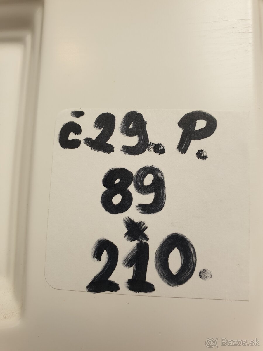 Plastove dvere č 29. 80x210cm. P - 3