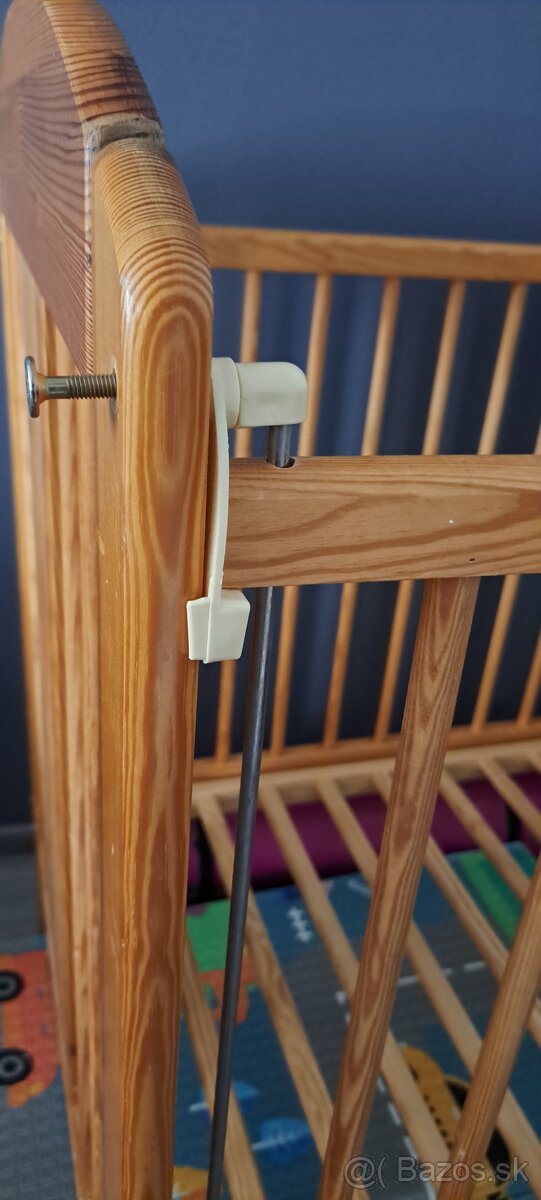 Detska drevena postielka 120x60cm - 3