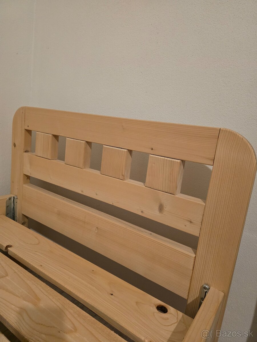 drevena borovicova postel 90x200 - 3