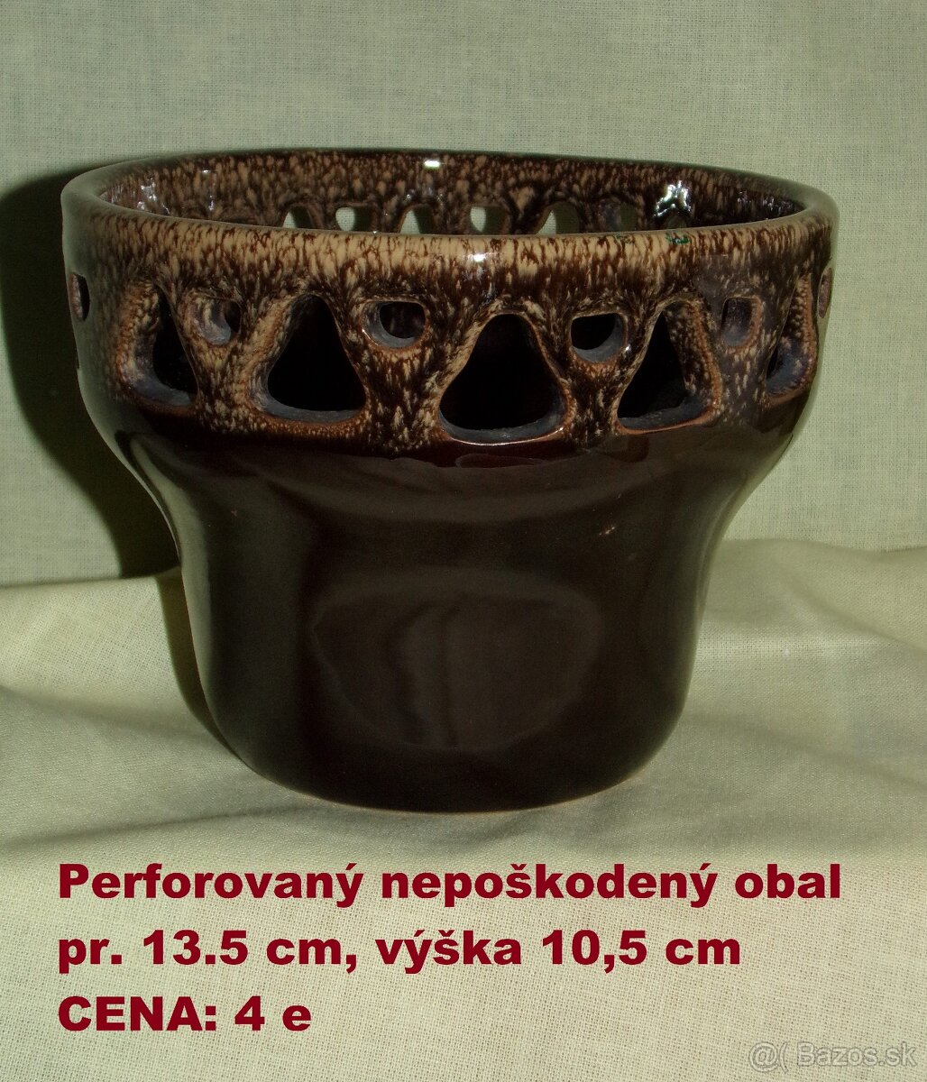 ČREPNÍKY, BONSAJ, OBALY NA KVETY - RETRO - 3