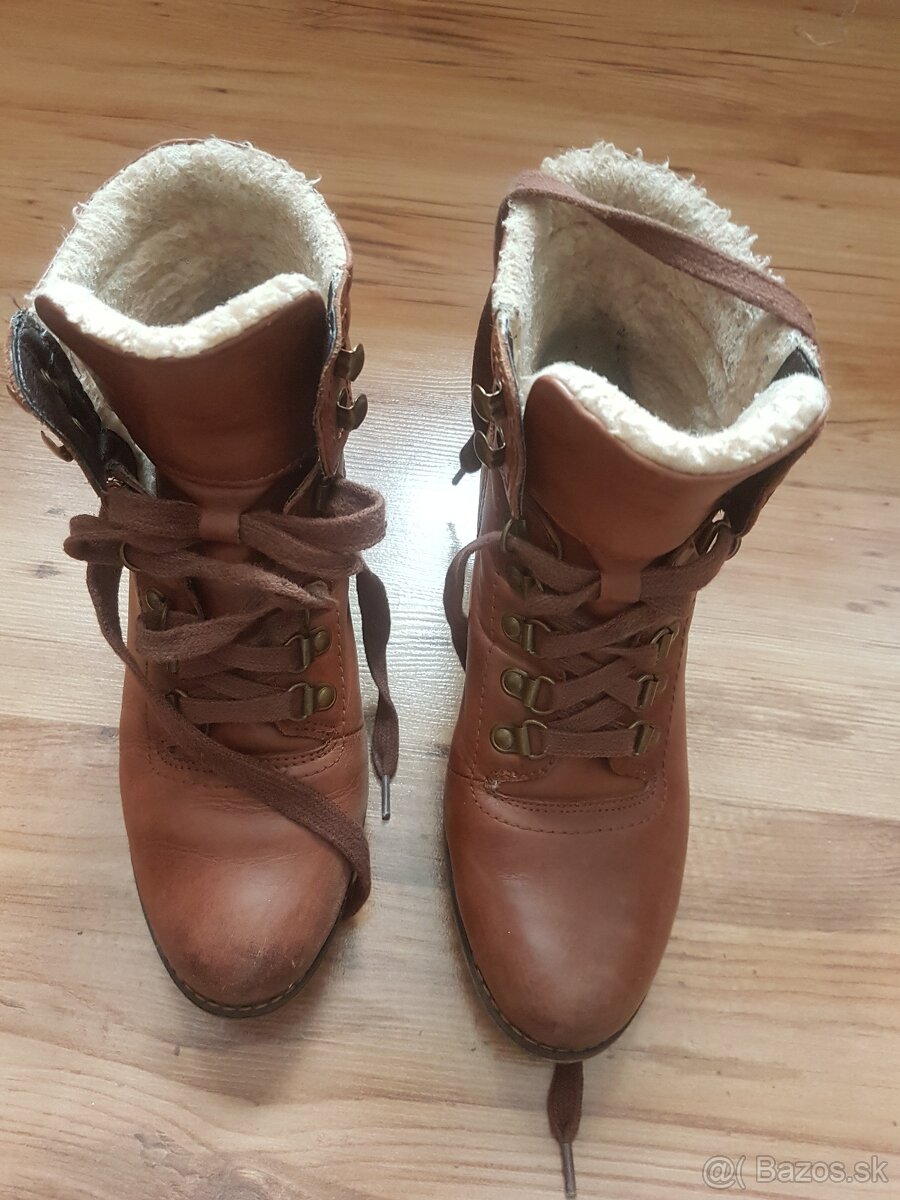 Zateplené topánky/čižmy č.38 - 3