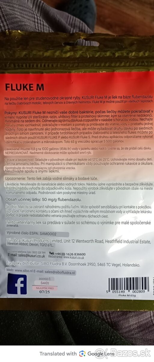 Liečivá pre koi ryby - 3