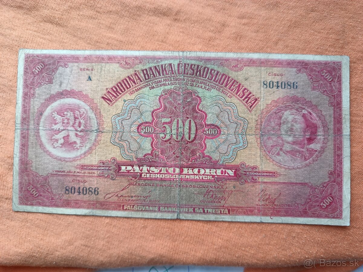 Bankovky ČSR - 200 - 3