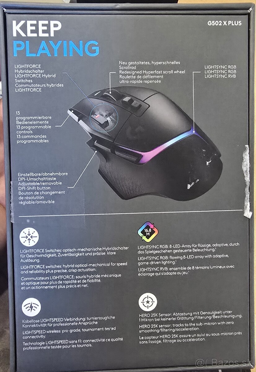 Logitech G502 x plus - 3