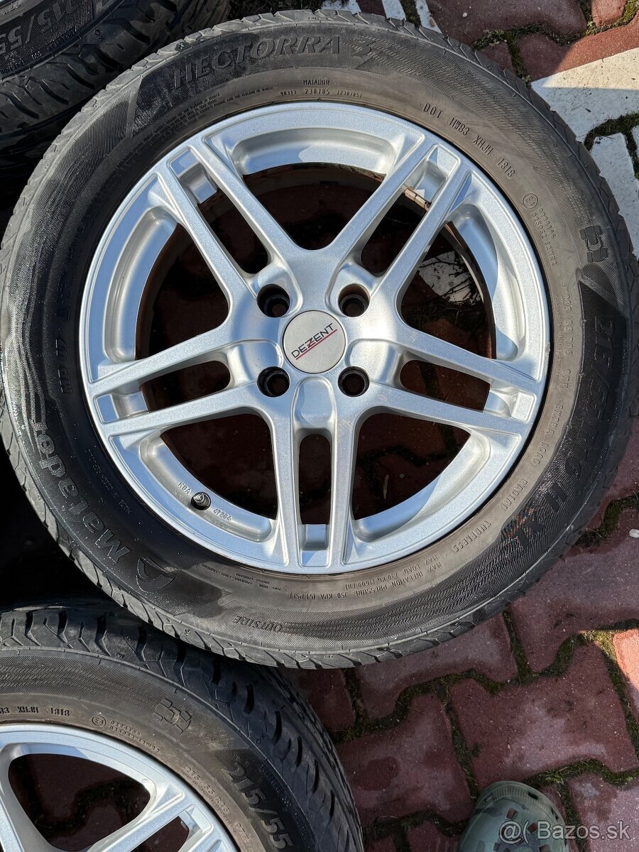 16" Elektrony rozteč 4x108 s pneu 215/55 - 3