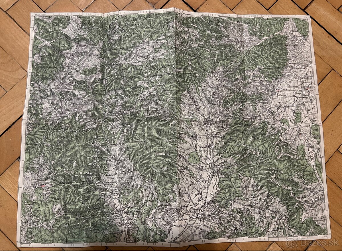 10 x mapy Slovenska, 30te roky - 3