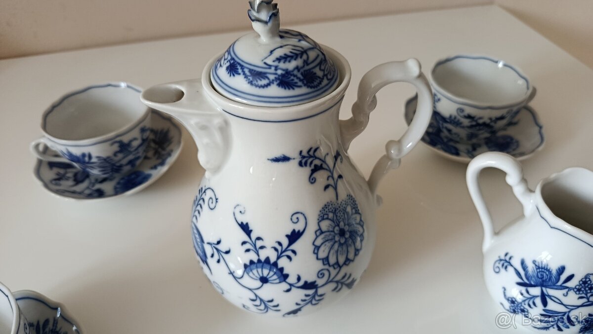 Čajový servis - cibuliak zn. Zweibelmuster - 3