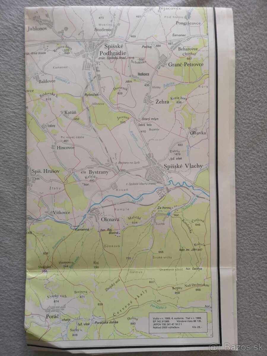 3 Mapy okres Poprad 1969-1984-1989 - 3