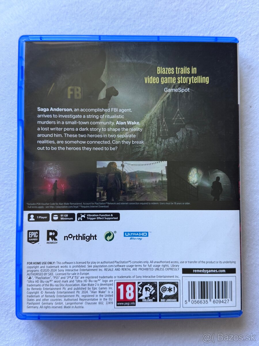 PS5 ALAN WAKE 2 deluxe edition - 3