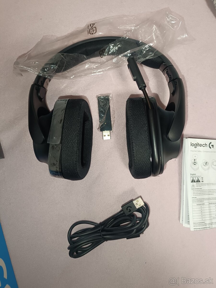 Herne sluchatka bezdrotove Logitech G533 - 3