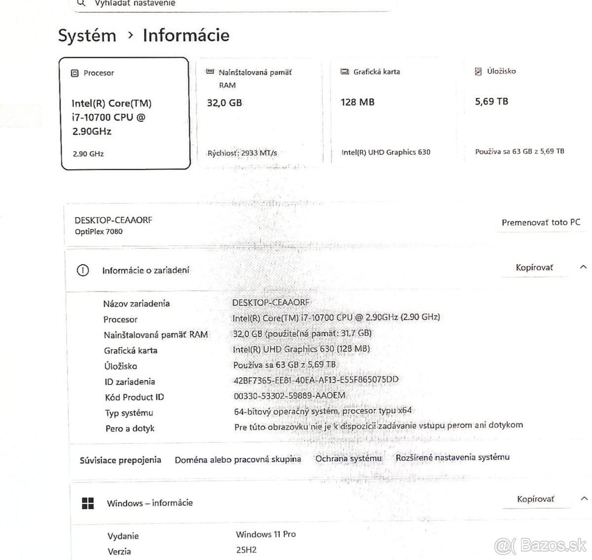 DELL Optiplex 7080 - 3