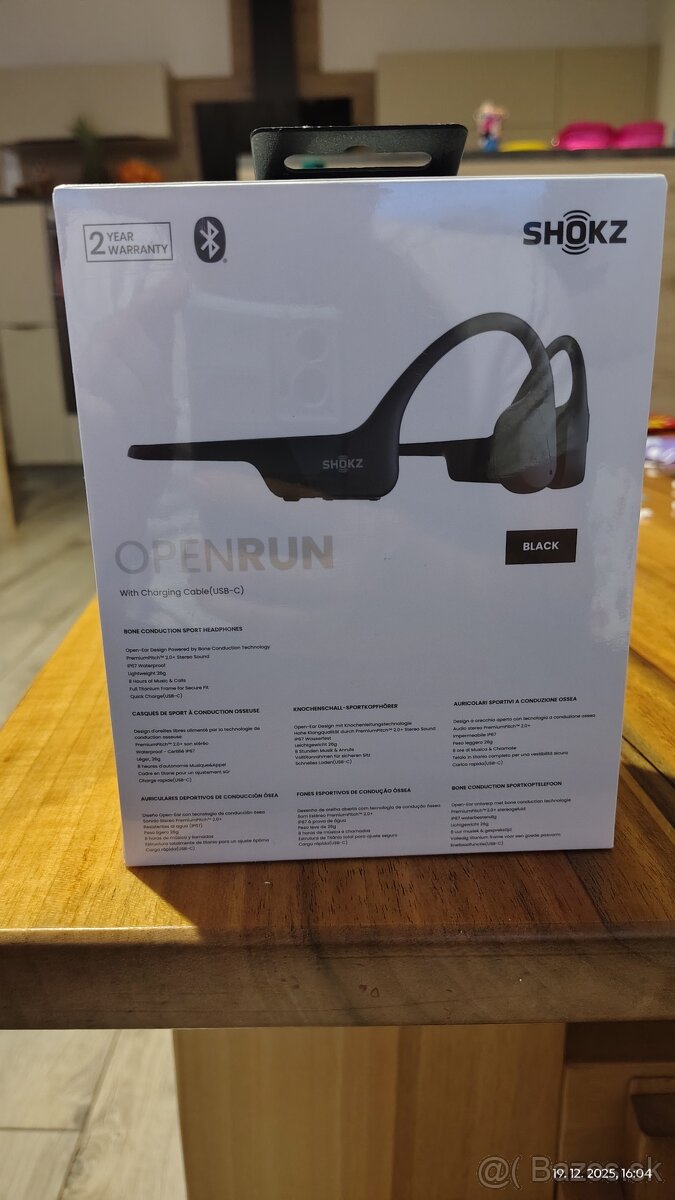 Slúchadlá Shokz OpenRun USB-C (S805-ST-BK) čierna - 3