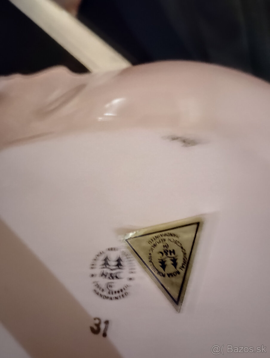 Ruzovy porcelan.Chodov.Dekor Lenka. - 3