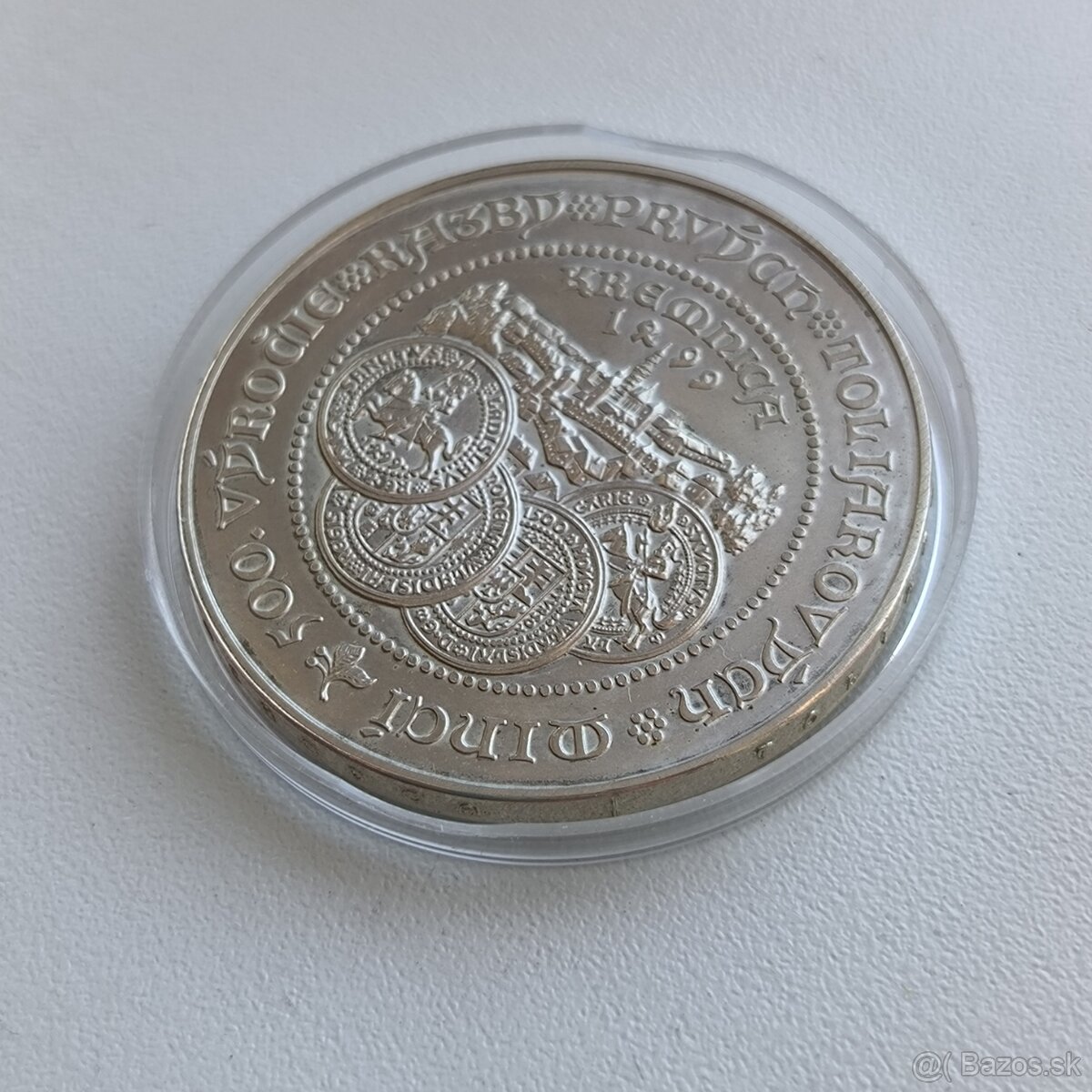 Strieborná minca 500 Sk - Toliar - Guldiner 1499 -1999 - 3