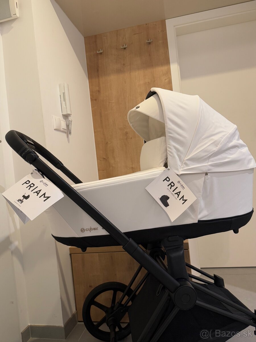 Cybex priam 4.0 off white nový - 3