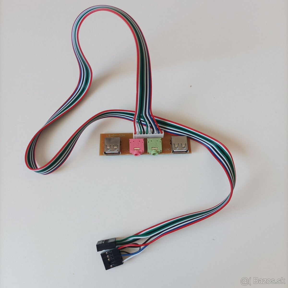 Predný panel i/o 2xUSB 2.0 Aux 3.5 78mm - 3