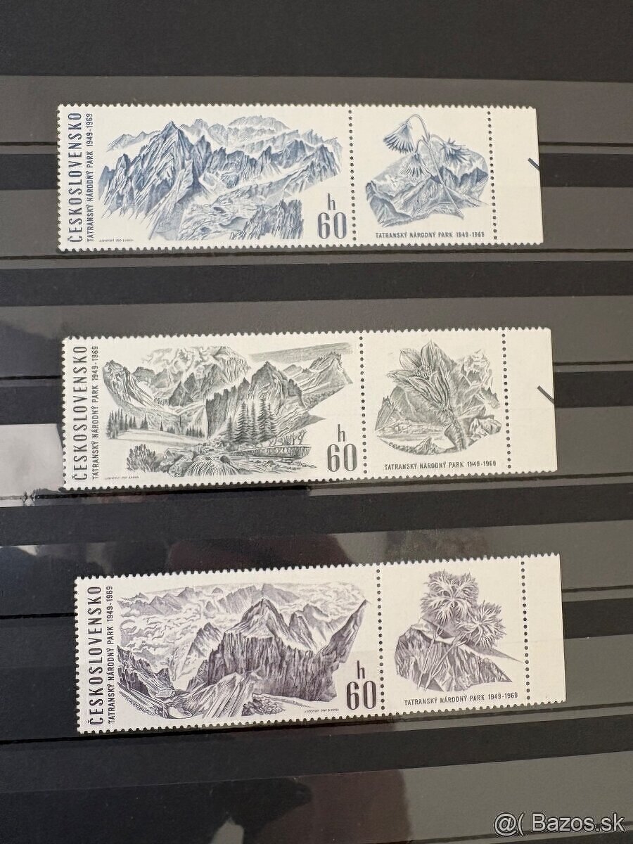 Poštové známky Československo - 3