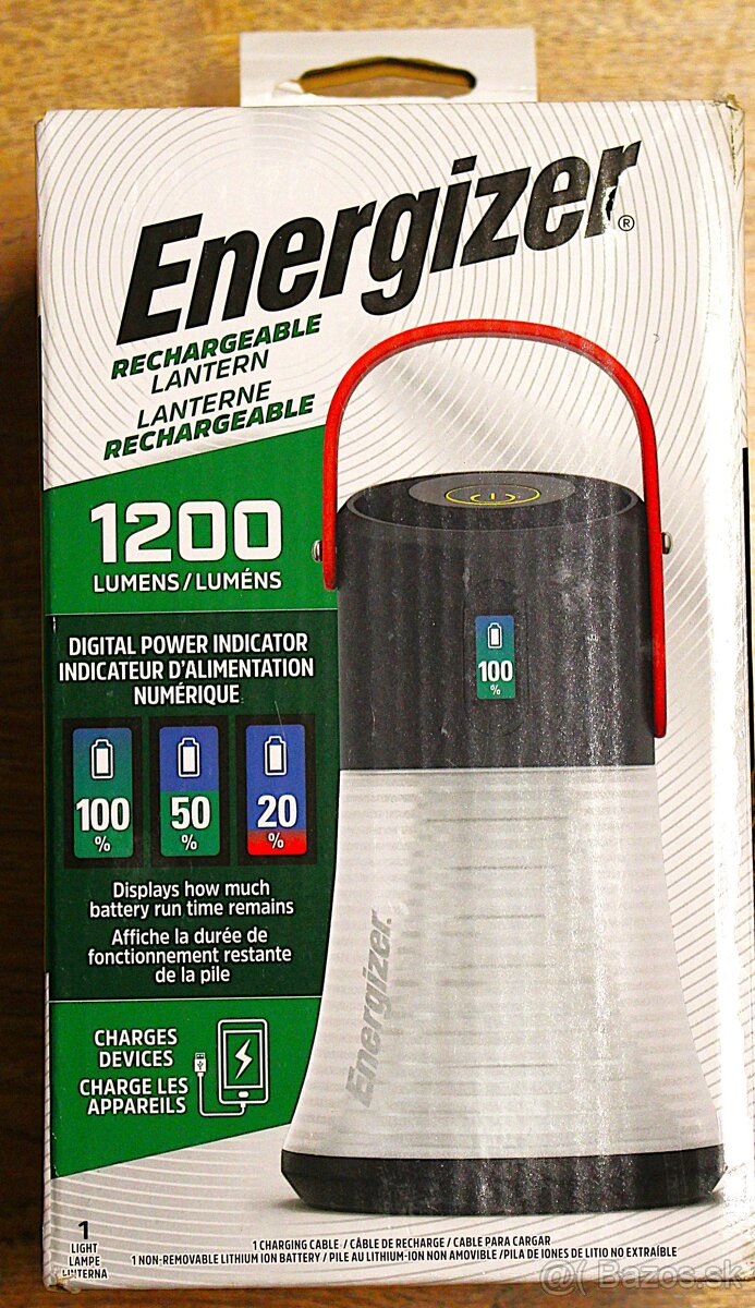 Nabíjateľný LED lampáš - 3