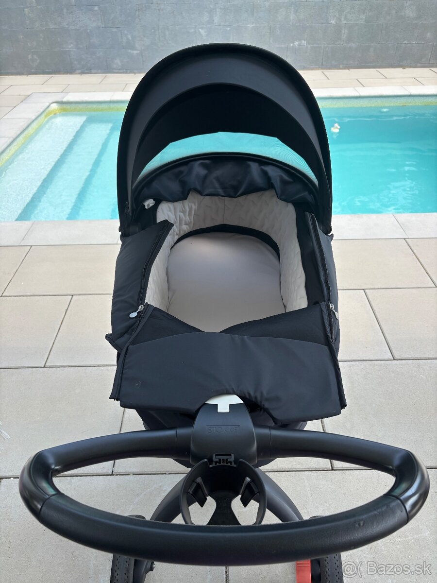 Kočík zn. stokke xplory VI + 2x vanička + športová časť - 3