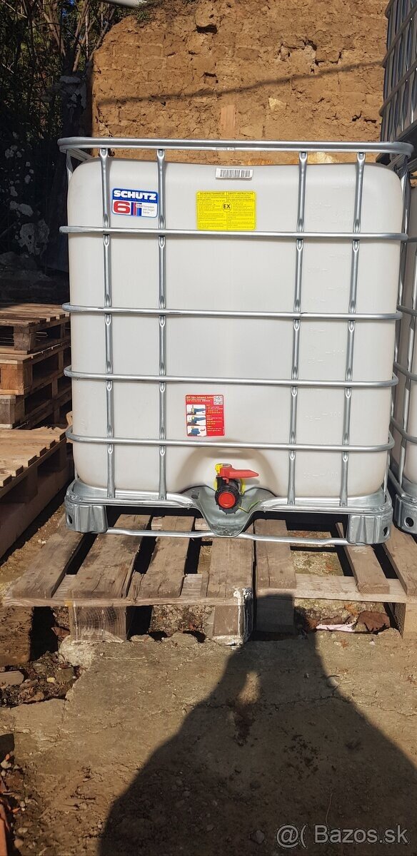 Ibc nádrž voda septik bidon kôš 1000l nádrž rkedukcia kubik5 - 3