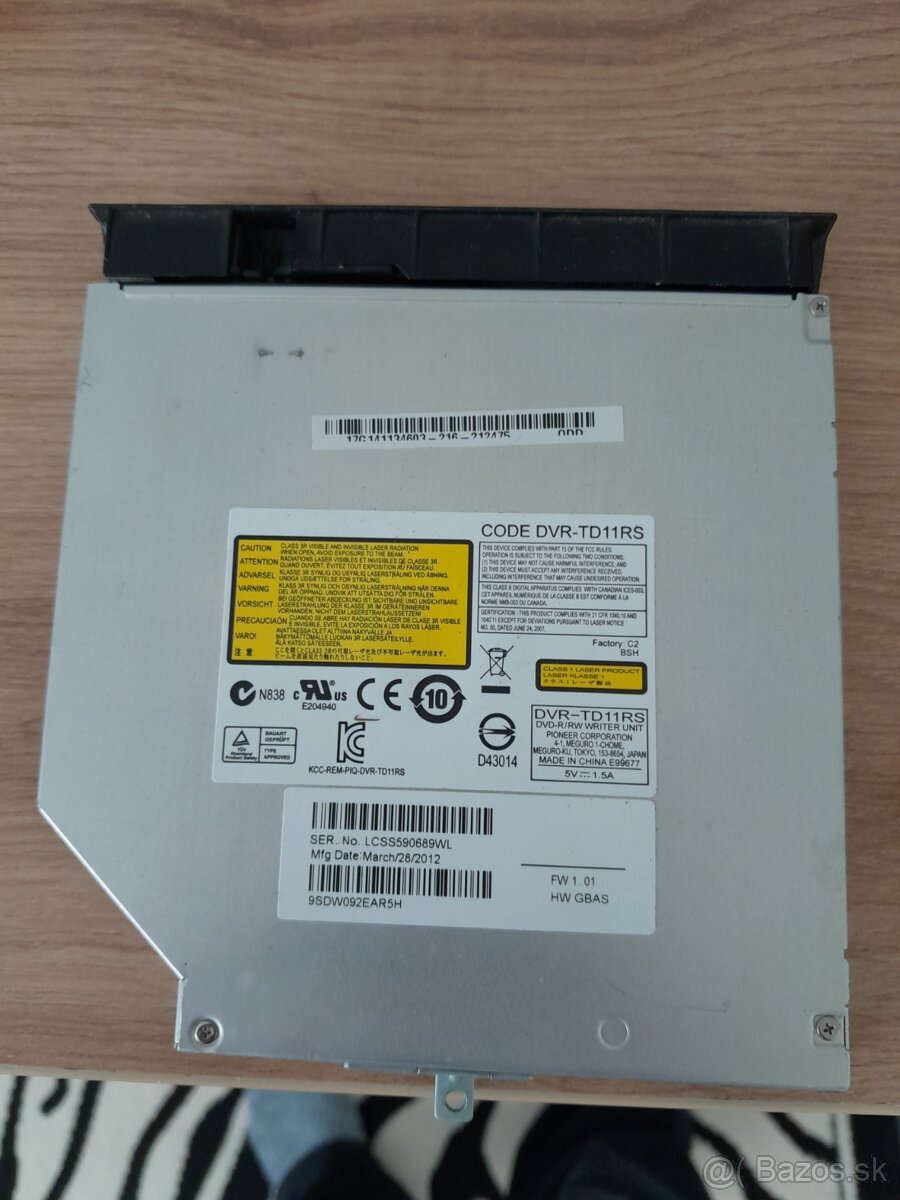 Predám DVD mechaniky do notebookov Hewlett-Packard , SON - 3