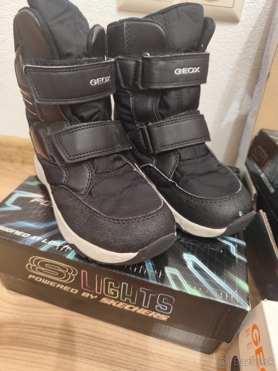 Predám zimné detské topánky Ecco,geox, decathlon - 3