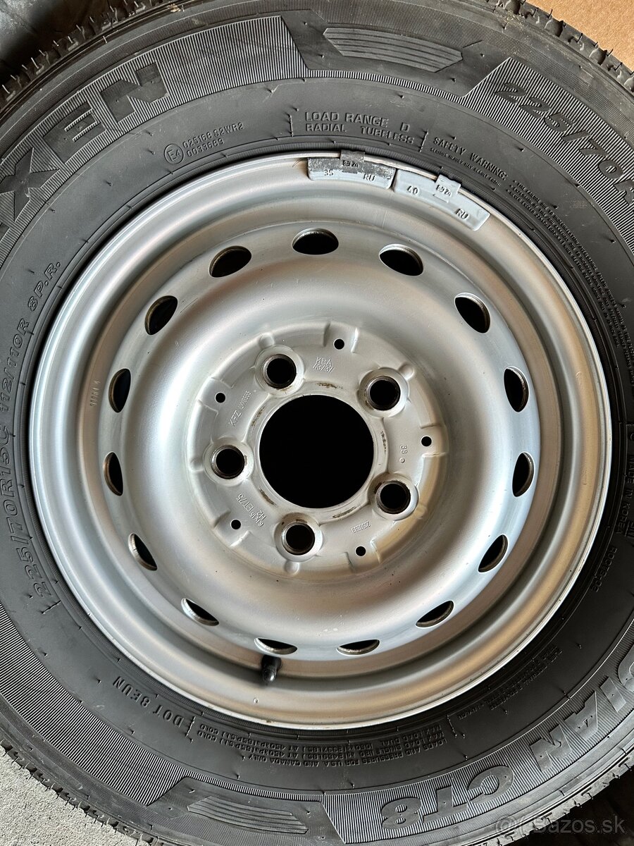 Mercedes Sprinter, VW LT Transporter plechove disky - 3