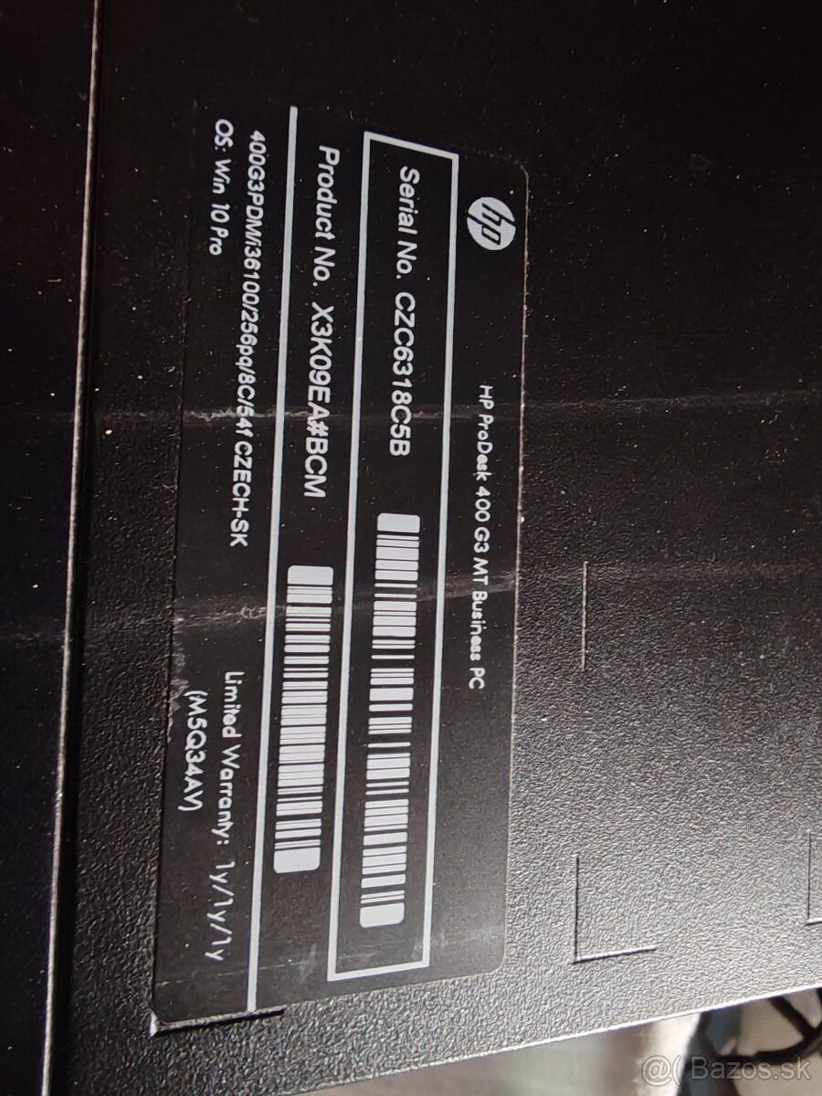 Kancelársky PC HP ProDesk + klávesnica (Win 11) - 3