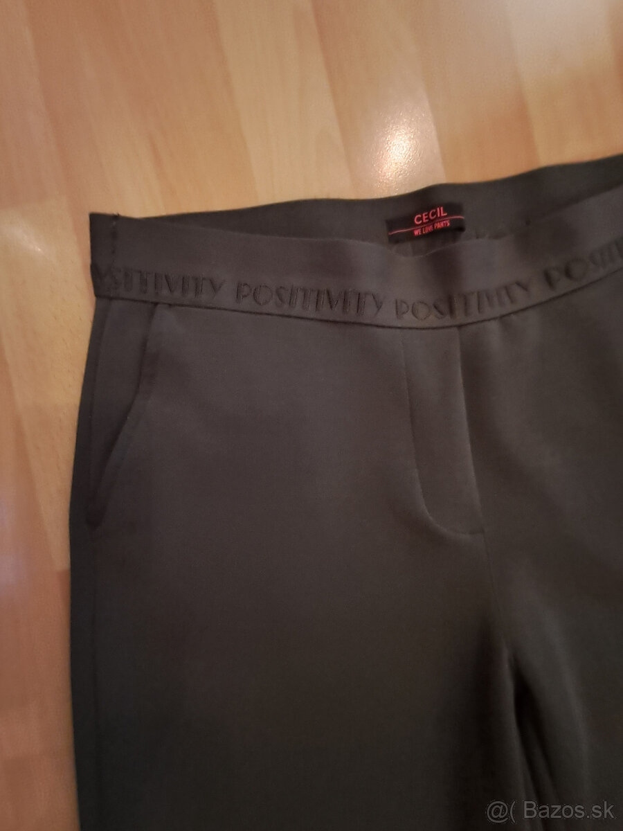 khaki nohavice CECIL veľ.L - 3