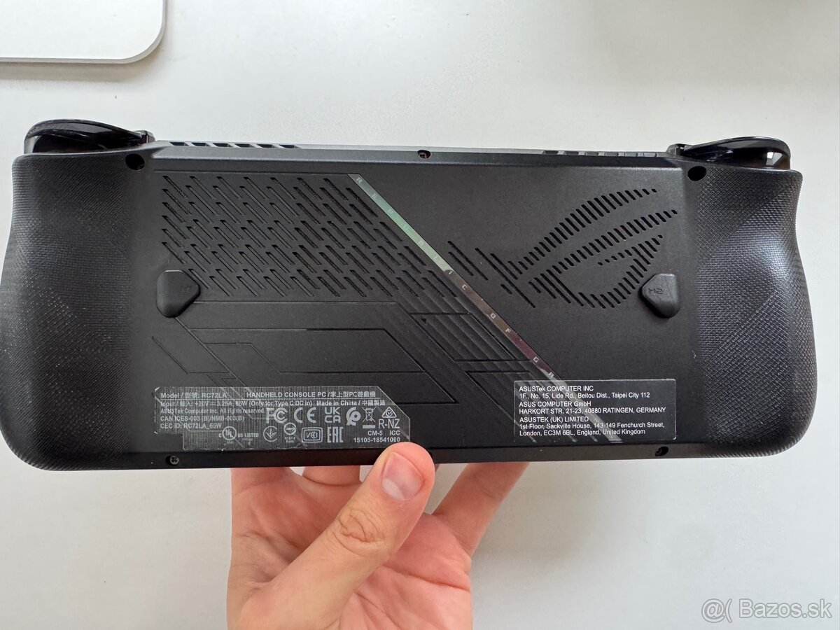 Asus ROG Ally X 1TB + 2 krabice + obal + dock - 3