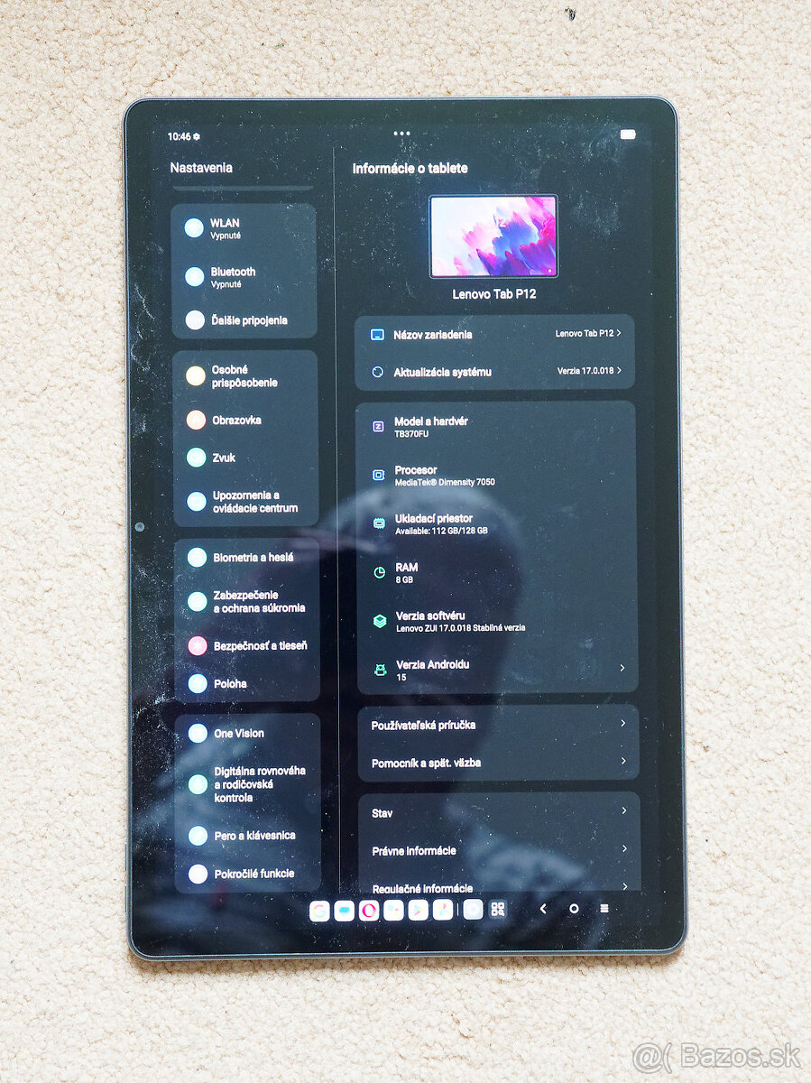Predám Lenovo tab P12 - 3